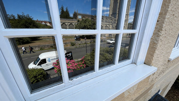 After — Crystal clear, streak-free finish